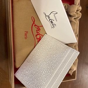 Custom Christian louboutin card holder
